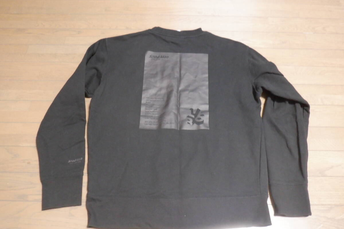 スノーマン Snow Man LIVE TOUR 2022 ライブツアー2022 スウェットトレーナー ツアーグッズ ブラック_画像2