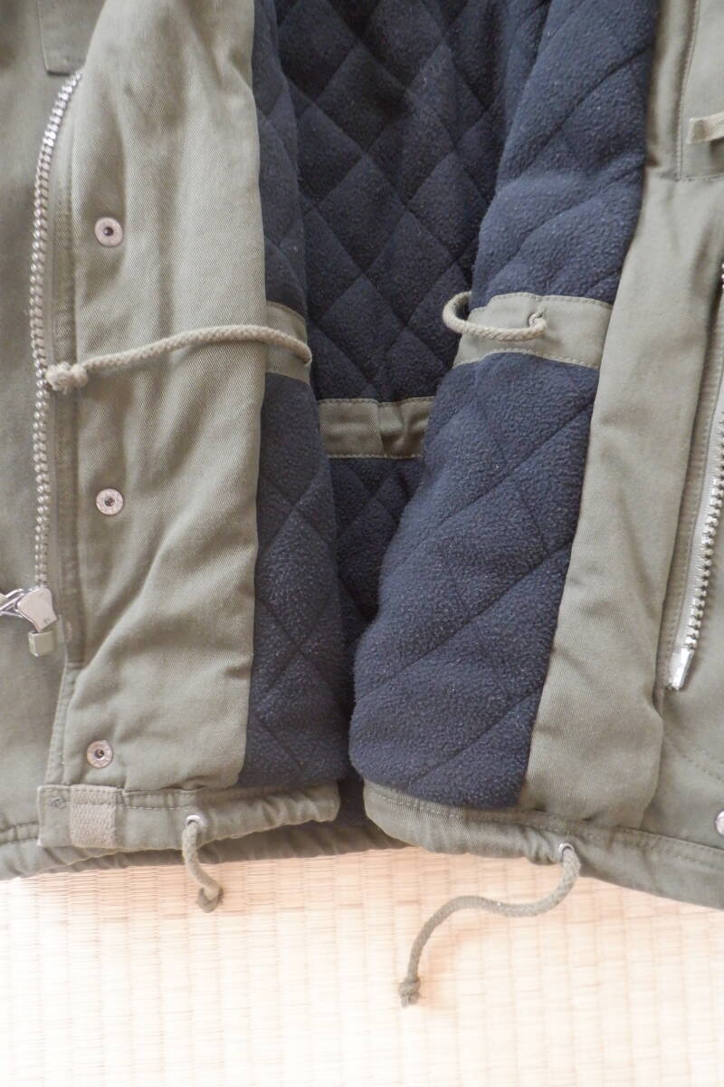 Binnes ミリタリージャケット カーキ スケートボード サイズS 古着 _画像6