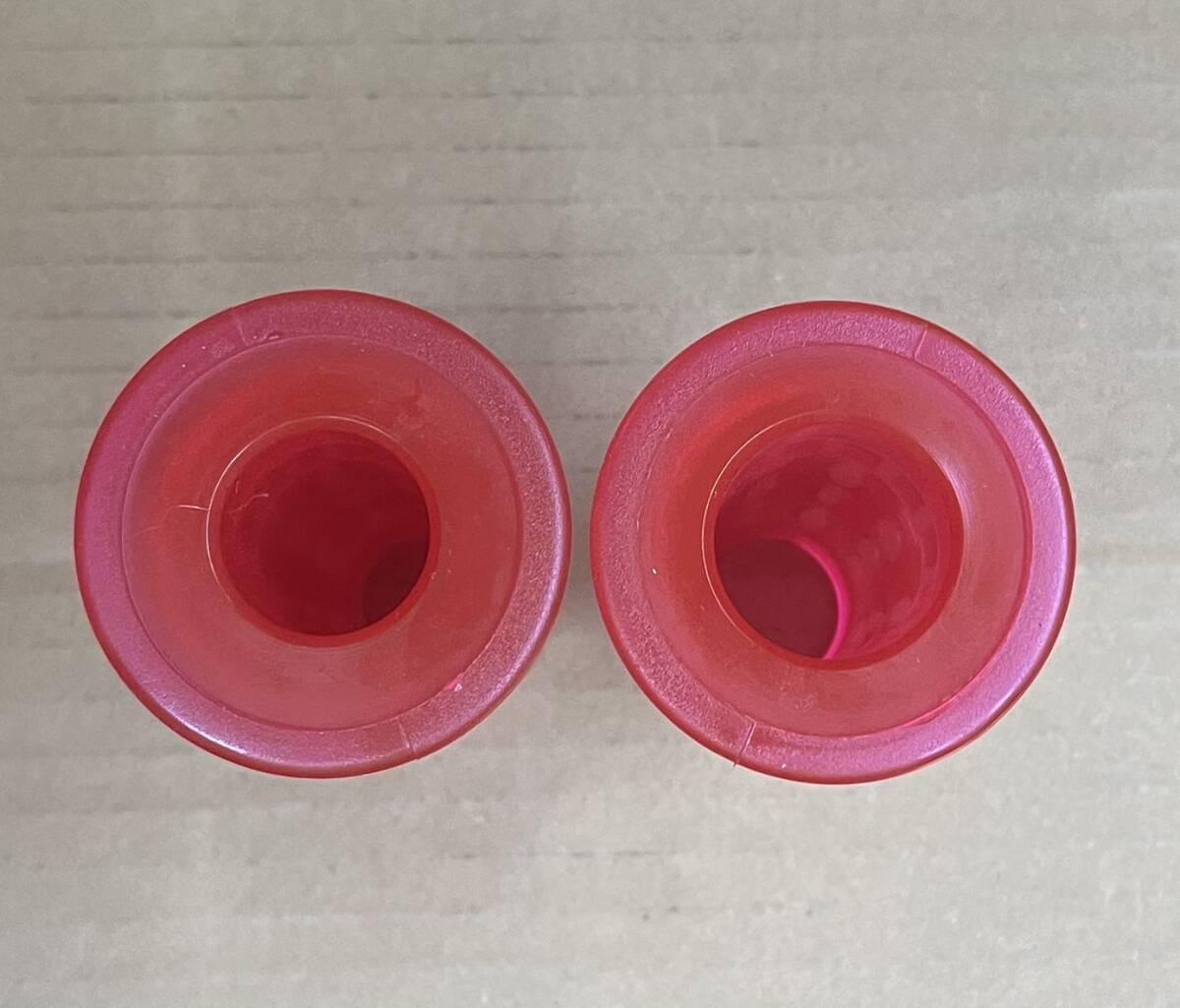 ●送料無料●数量限定★新品★キジマ★定価1540円★オーバルディンプル/グリップ/ミリ●キャンディー/レッド/透明●117mm/22.2φ/201-7161_画像5