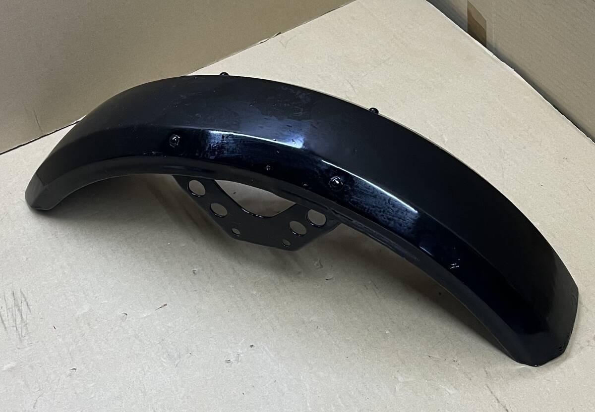 ★激レア★特選中古●1点限●KAWASAKI 純正★Z400FX★ノーマル/フロント/フェンダー/カウル●ブラック 黒★カワサキ●Z550FX Z400J 12B231_画像7