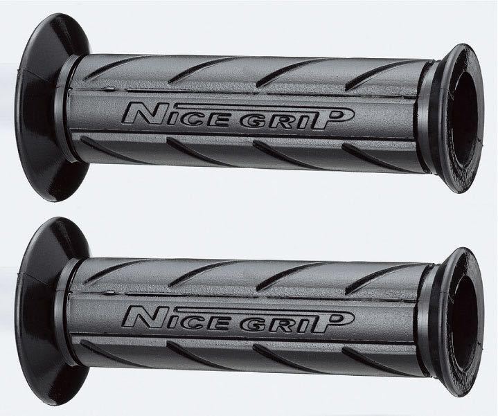 ●送料660円●NEW●在庫有■キジマ★定価1760円★NICEネオ/グリップ/120mm/ブラック/ナイスネオ/ミリ★22.2φ/汎用/NINJA/CBR/YZF/201-6716_画像1