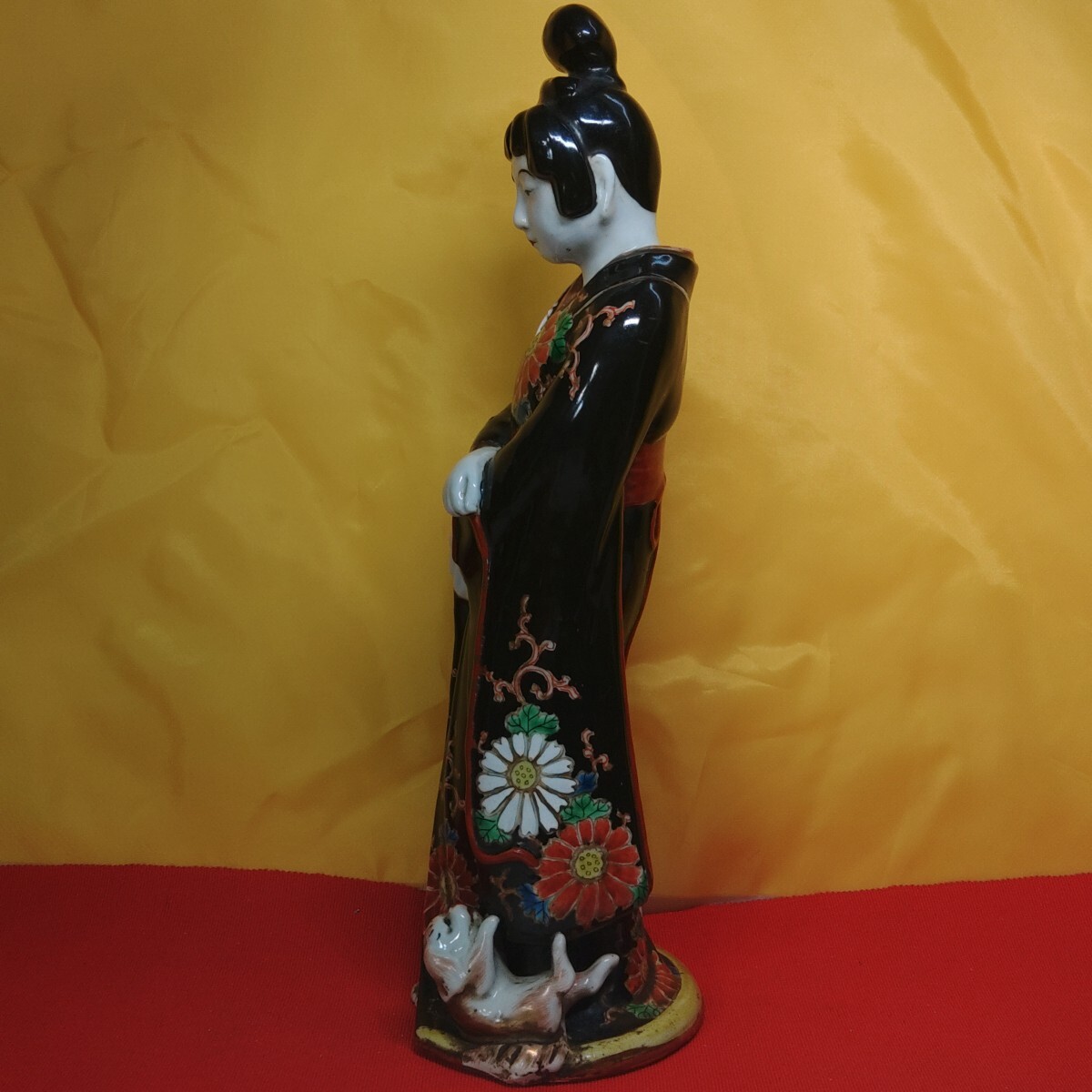 伊万里　染錦　美人像_画像3