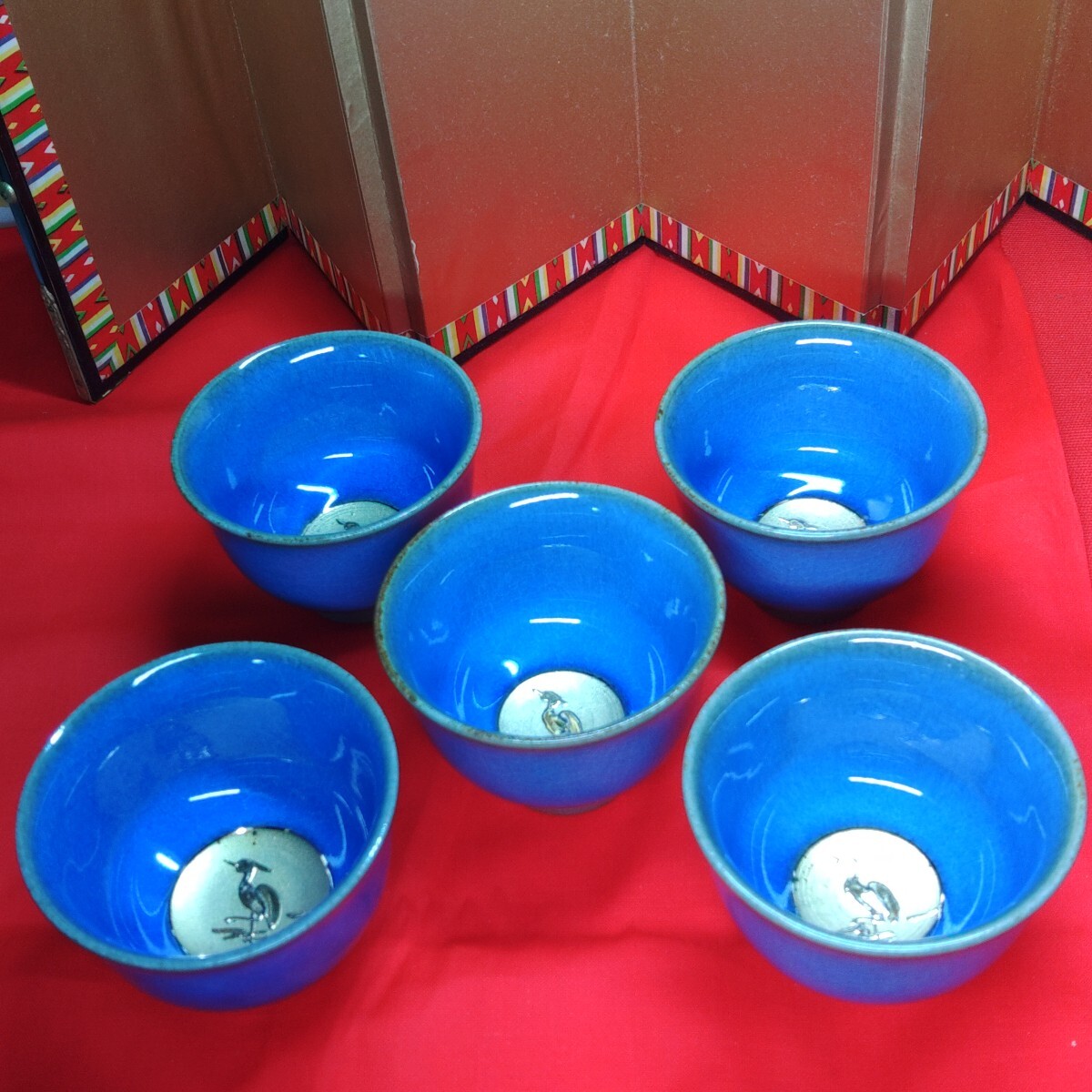 茶碗　煎茶椀　茶器 和食器陶磁器　5客_画像2