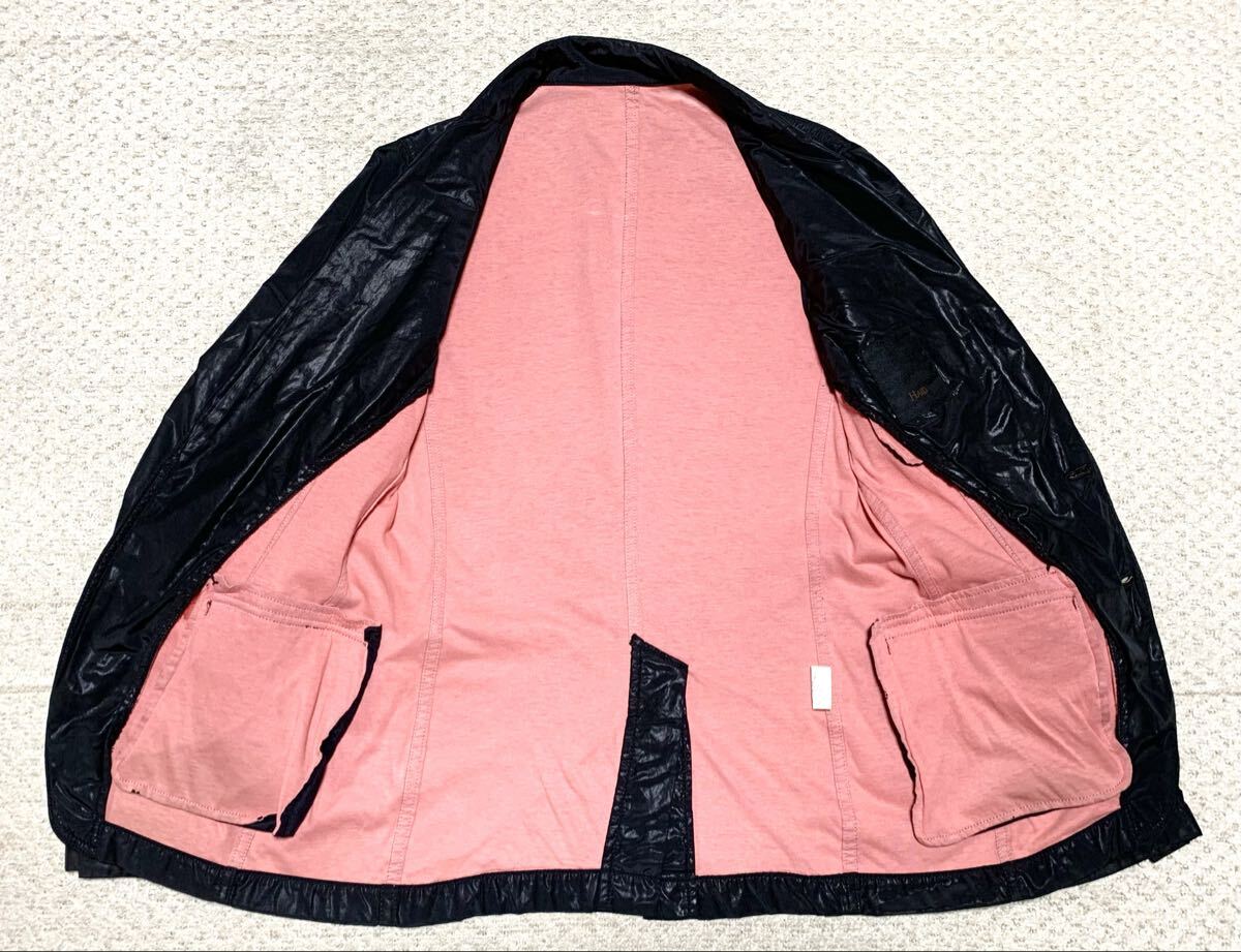 極上:HALB(ハルプ).2B テーラード ジャケット S(黒/肩41幅47丈70/本切羽/日本製/テットオム/キミノリモリシタ/V系/tornado mart 5351 type)_画像5