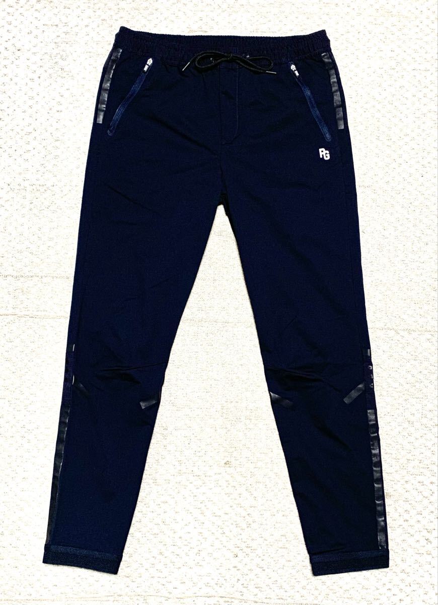 美品:PEARLY GATES.縦横ストレッチ ライト ソフトシェル テーパード ゴルフ パンツ 1(2-3位/ゴムウエスト/W70-80H96股下66/callaway type)_画像1