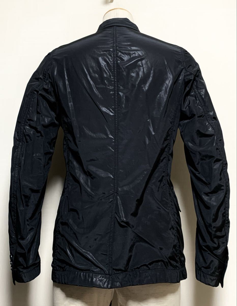 極上:HALB(ハルプ).2B テーラード ジャケット S(黒/肩41幅47丈70/本切羽/日本製/テットオム/キミノリモリシタ/V系/tornado mart 5351 type)_画像2