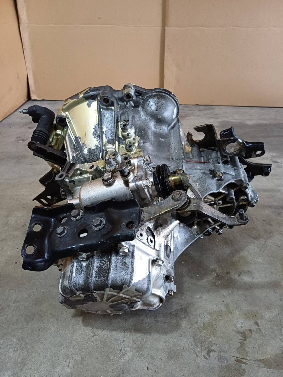 (MS0073 001) トヨタ ４AGE 純正 6速 MT ミッション トランスミッション 載せ替えキット付き 変換一式 中古~希少_画像8