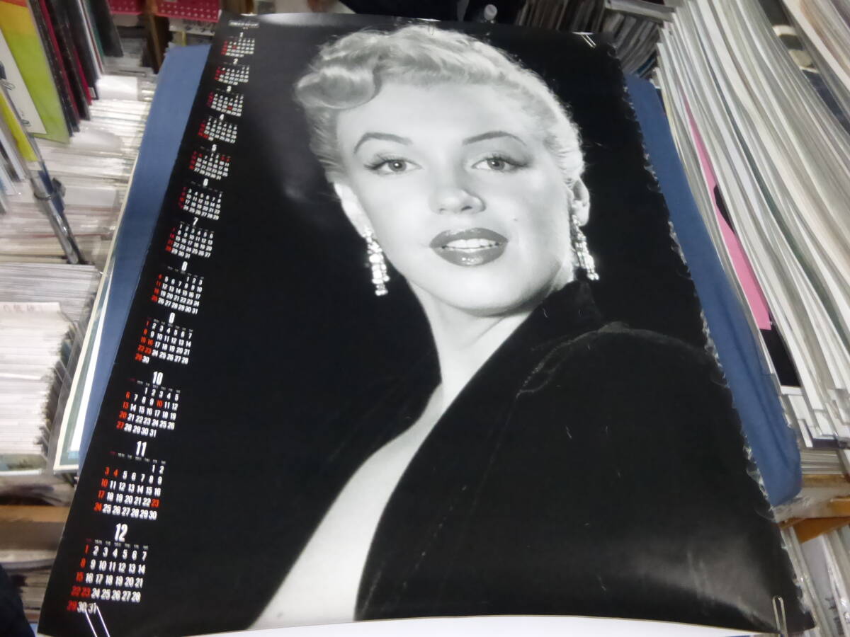 (743)マリリン・モンロー　約B1ポスター　1991年カレンダー　Marilyn Monroe　_画像1