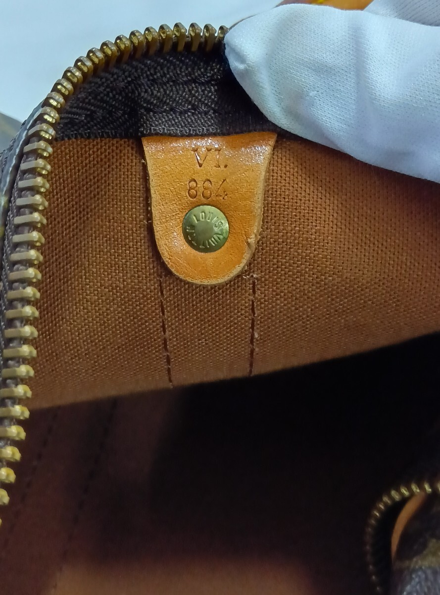 LOUIS VUITTON ルイヴィトン モノグラム キーポル VL884 旅行鞄 トラベルバッグ ビジネスバッグ ボストンバッグ_画像5