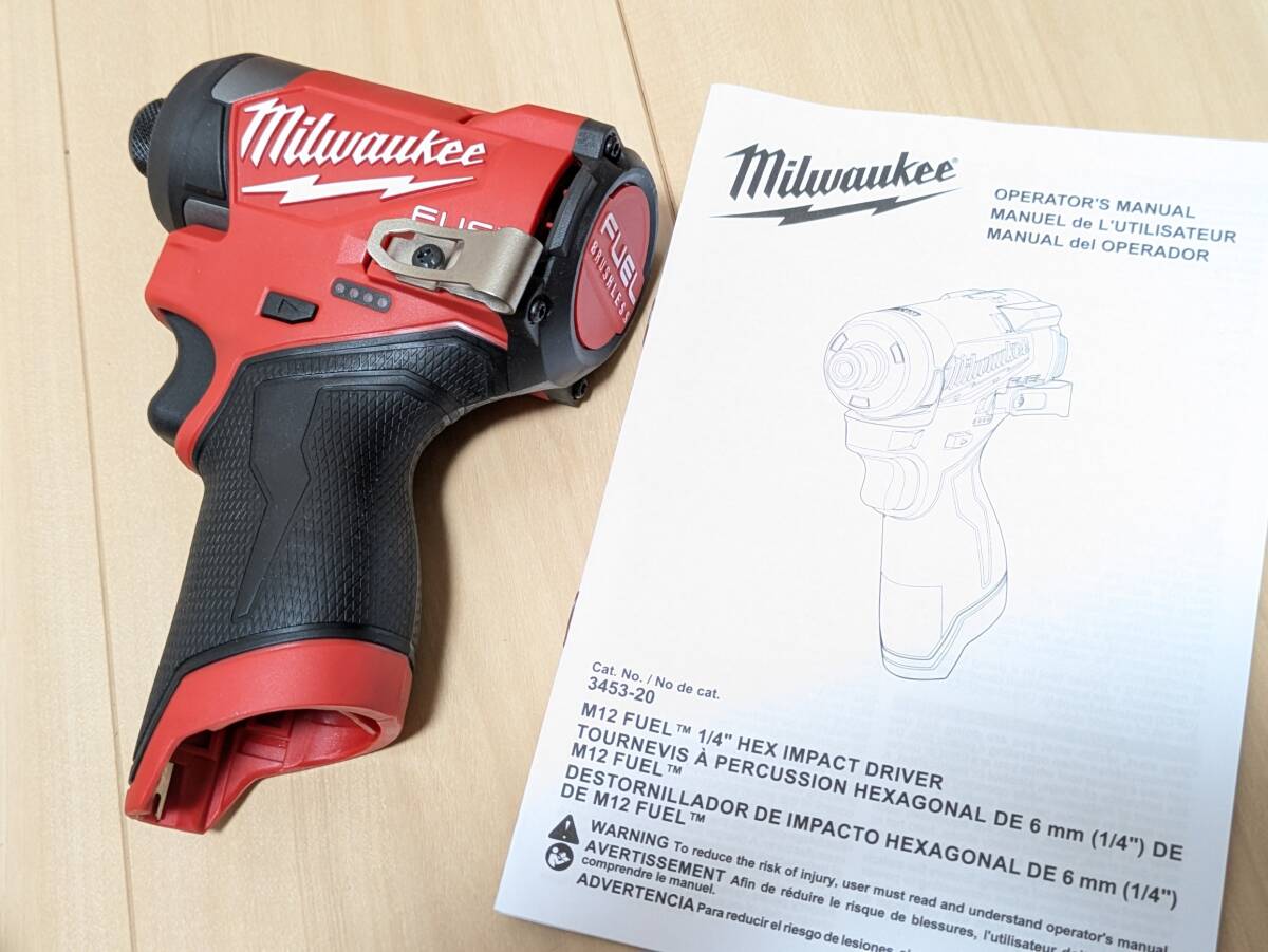 ミルウォーキー M12-FIWF12-0C インパクトレンチ、M12 FUEL インパクトドライバー (3453-20)、M12B6、M12B3、 充電器 C12 C◆_画像5