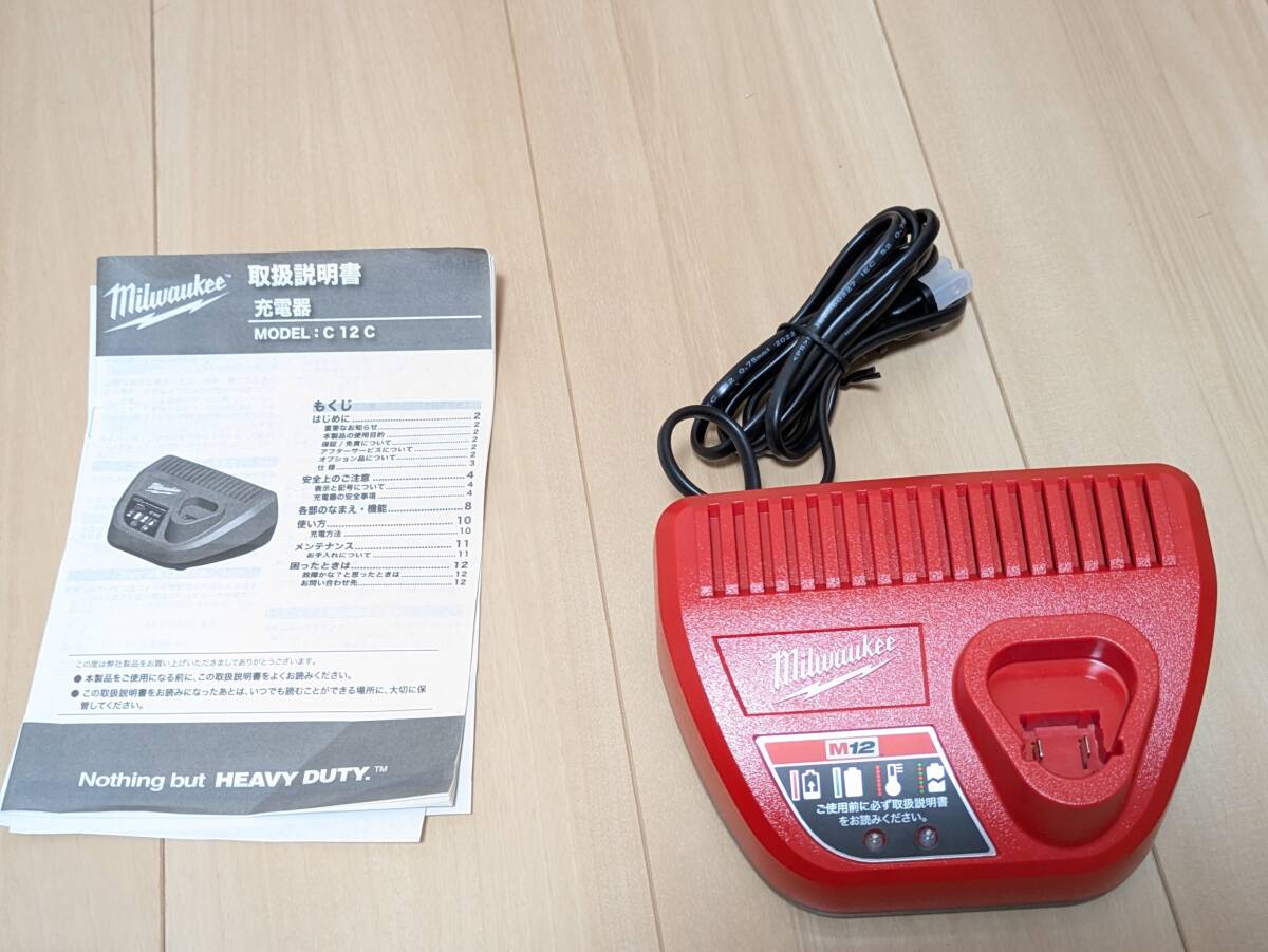 ミルウォーキー M12-FIWF12-0C インパクトレンチ、M12 FUEL インパクトドライバー (3453-20)、M12B6、M12B3、 充電器 C12 C◆_画像7