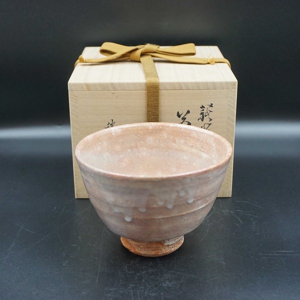 茶道具　茶碗　萩焼　勝坂窯　脇本定三_画像1