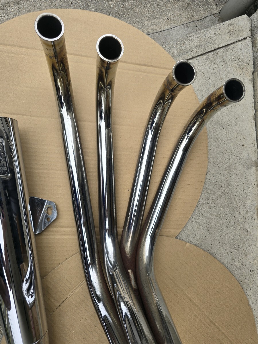 美品 Z1 VANCE &HINES メガホンマフラー バンスアンドハインズ kz1000 フルエキ KAWASAKI/Z1/Z2/Kz900/Kz1000/Z1000MK Vance&Hines Z2_画像4