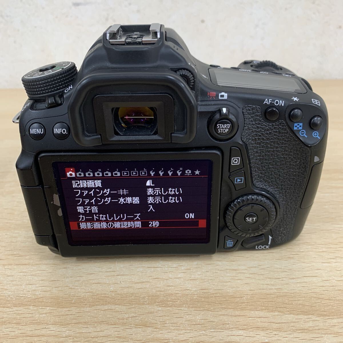 中古品 デジタル一眼レフカメラ キヤノン Canon EOS 70D レンズキット EF-S 18-55 IS STM デジタルカメラ_画像5