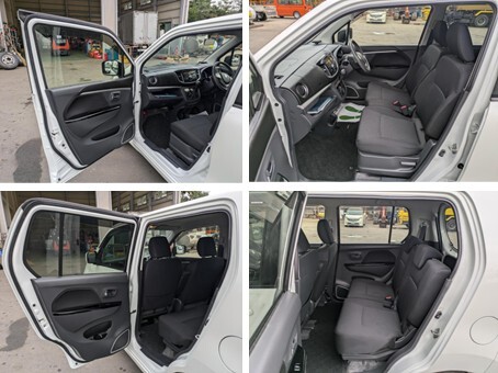 スズキ ワゴンR DBA-MH34S 【ワンオーナー】【スタッドレスタイヤ4本付】【スペアキー】【茨城県坂東市で現物確認可】(中古)_画像6