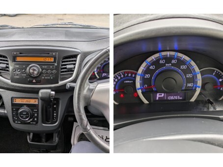 スズキ ワゴンR DBA-MH34S 【ワンオーナー】【スタッドレスタイヤ4本付】【スペアキー】【茨城県坂東市で現物確認可】(中古)_画像8