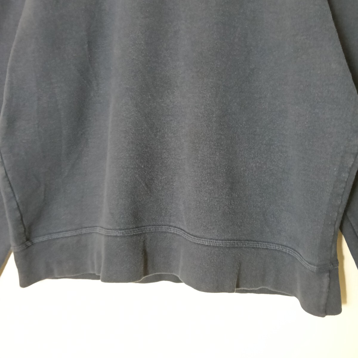 Champion ECO 長袖 スウェット トレーナー L 刺繍ロゴ B183 裏起毛 リブ ベーシックカラー ナチュラルカラー ダークトーン_画像5