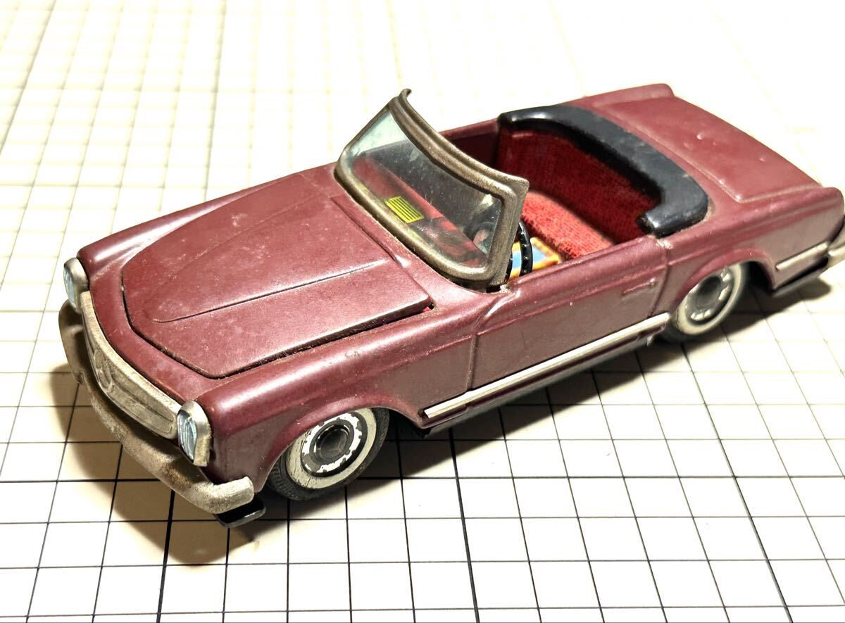 当時物 HAJI 万盛玩具 ブリキ Metakit メルセデス ベンツ 230SL 日本製 ミニカー ヴィンテージ ビンテージ おもちゃ_画像1