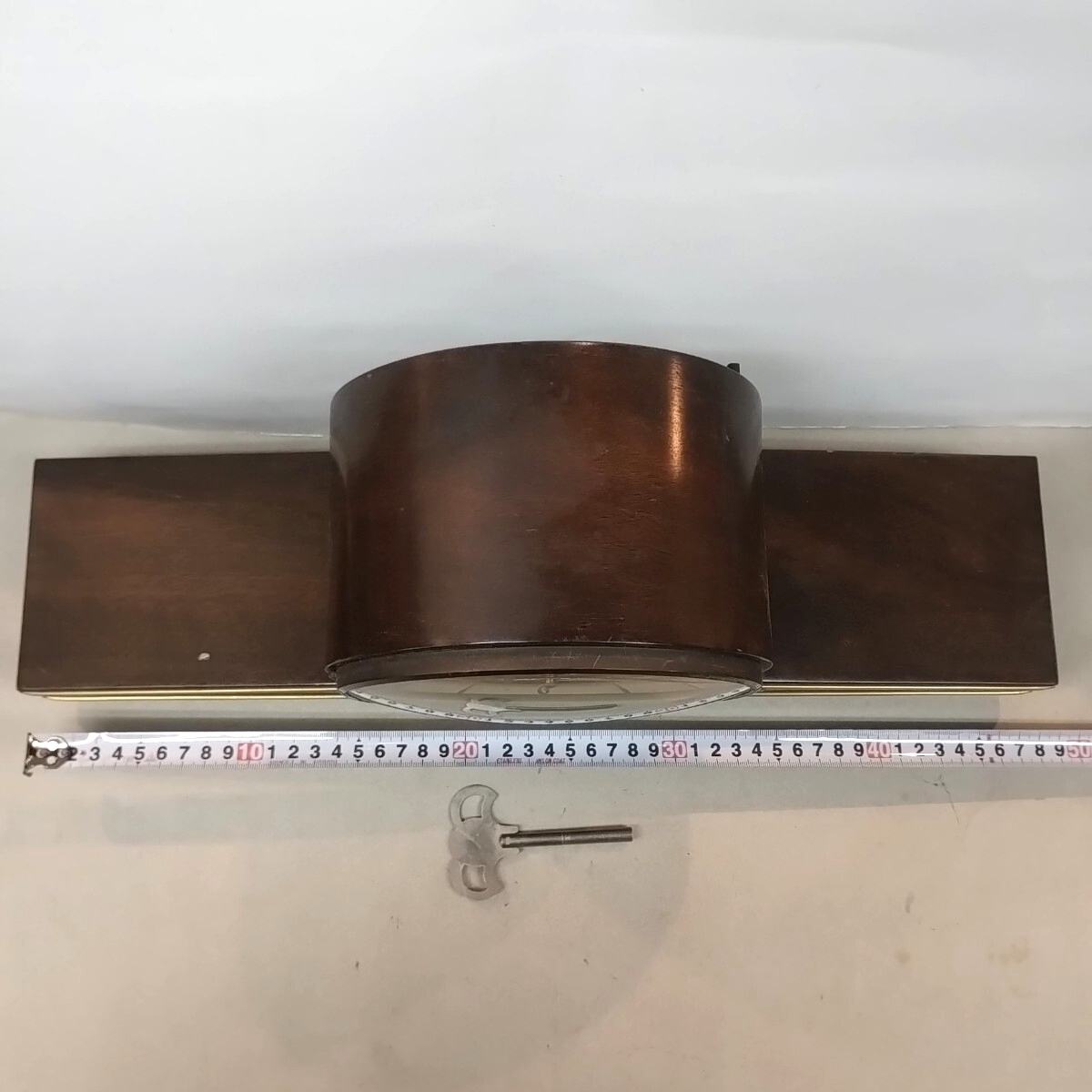 ドイツ:キンツレ社(KIENZLE)日の出型のウエストミンスターの置き時計_画像10