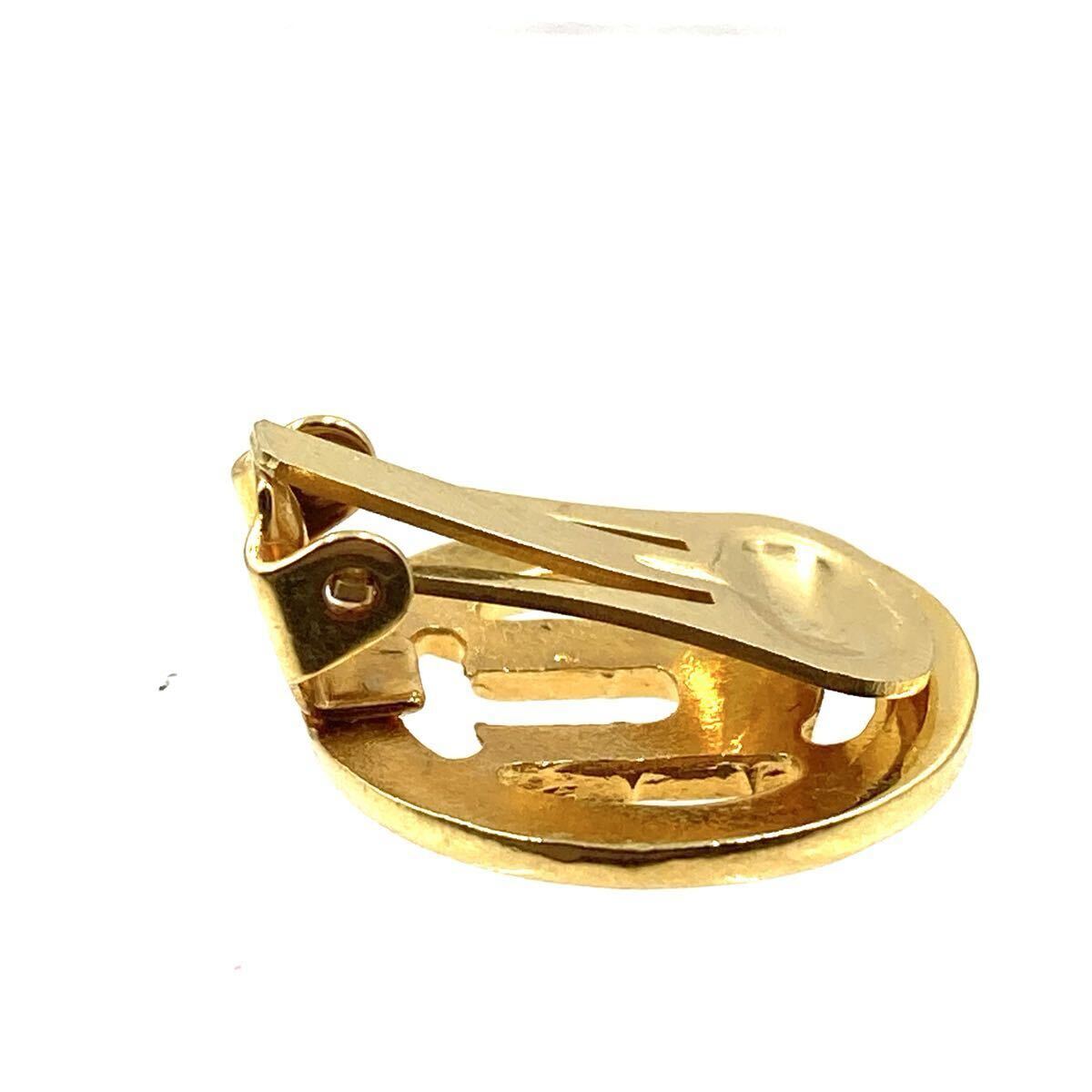 CELINE セリーヌ イヤリング片方のみ 凱旋門 ロゴ ゴールド金具 ヴィンテージ レディース_画像3