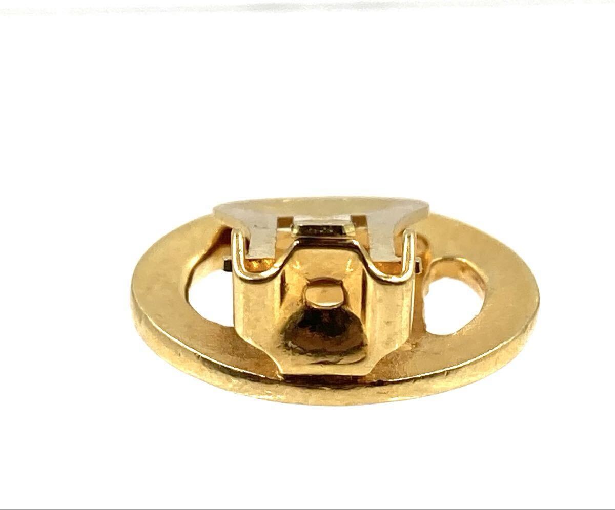 CELINE セリーヌ イヤリング片方のみ 凱旋門 ロゴ ゴールド金具 ヴィンテージ レディース_画像5