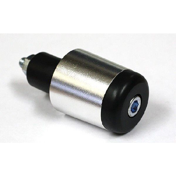 バーエンド 銀 22.2φ用 汎用 SRV250 YZF-R1 YZF-R6 シグナスX マジェスティ125 新品 t124-t-11-s_画像1