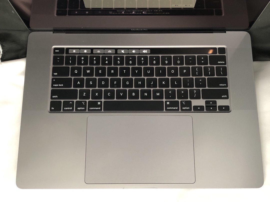 【Apple】MacBook Pro 16inch 2019 A2141 Core i7-9750H メモリ16GB SSD1TB NVMe Radeon Pro 5300M 4GB OS14 中古Mac US配列の画像2