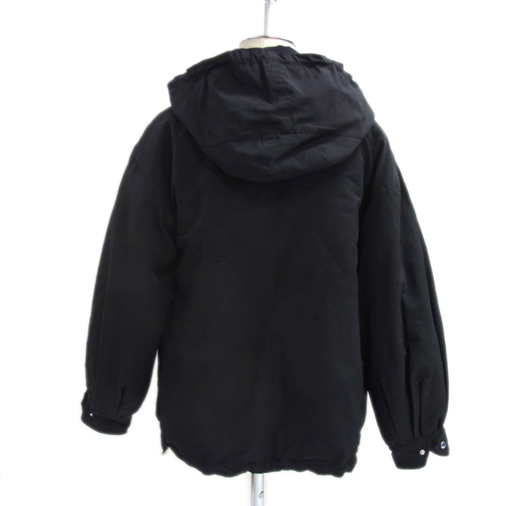 $ 美品 $ 3WAY♪■ MURUA ムルーア ■ 撥水ナイロン素材・ ミリタリー コート ジャケット ■ 黒 ブラック系 ■ ボア インナー付き ■ 秋 冬_画像3