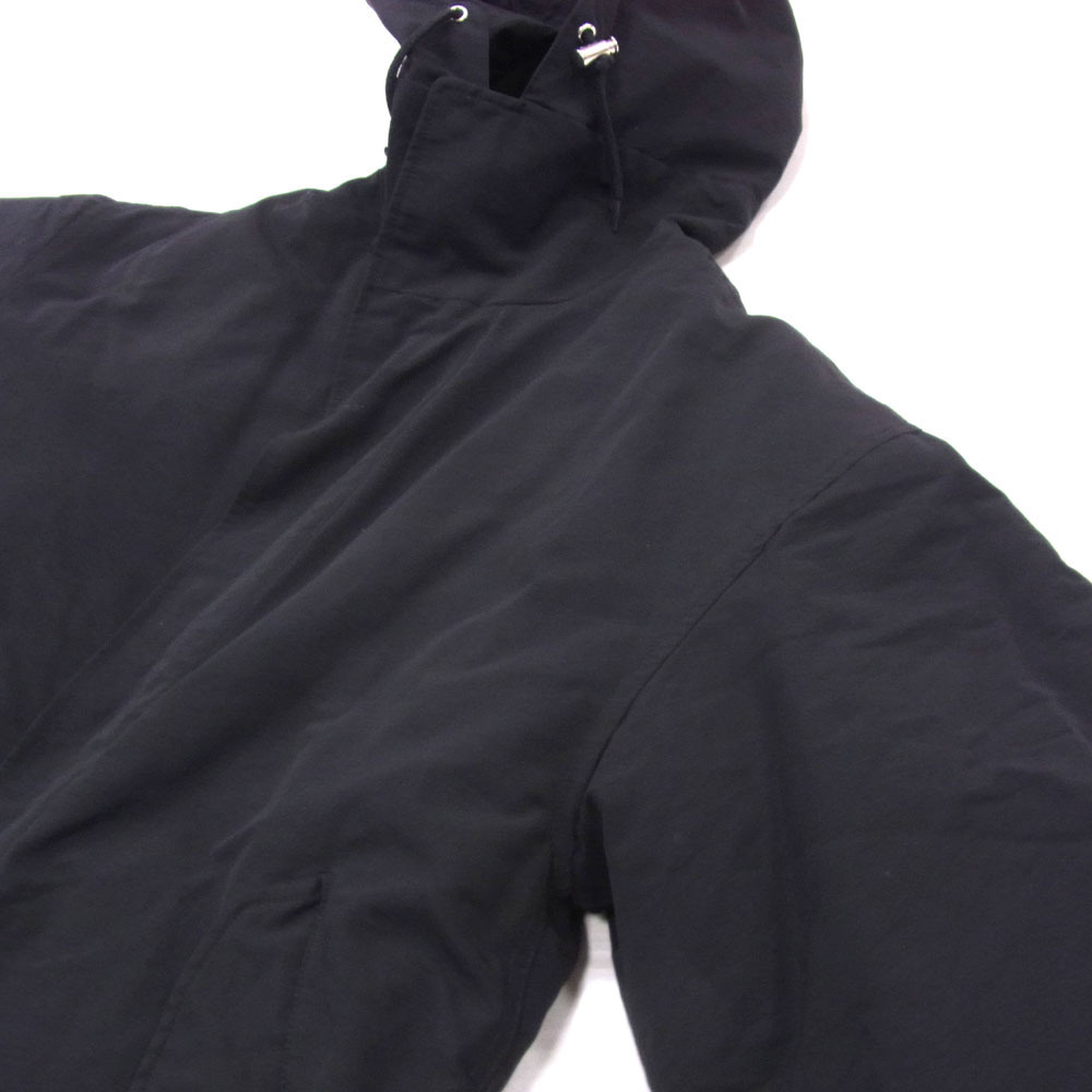 $ 美品 $ 3WAY♪■ MURUA ムルーア ■ 撥水ナイロン素材・ ミリタリー コート ジャケット ■ 黒 ブラック系 ■ ボア インナー付き ■ 秋 冬_画像4
