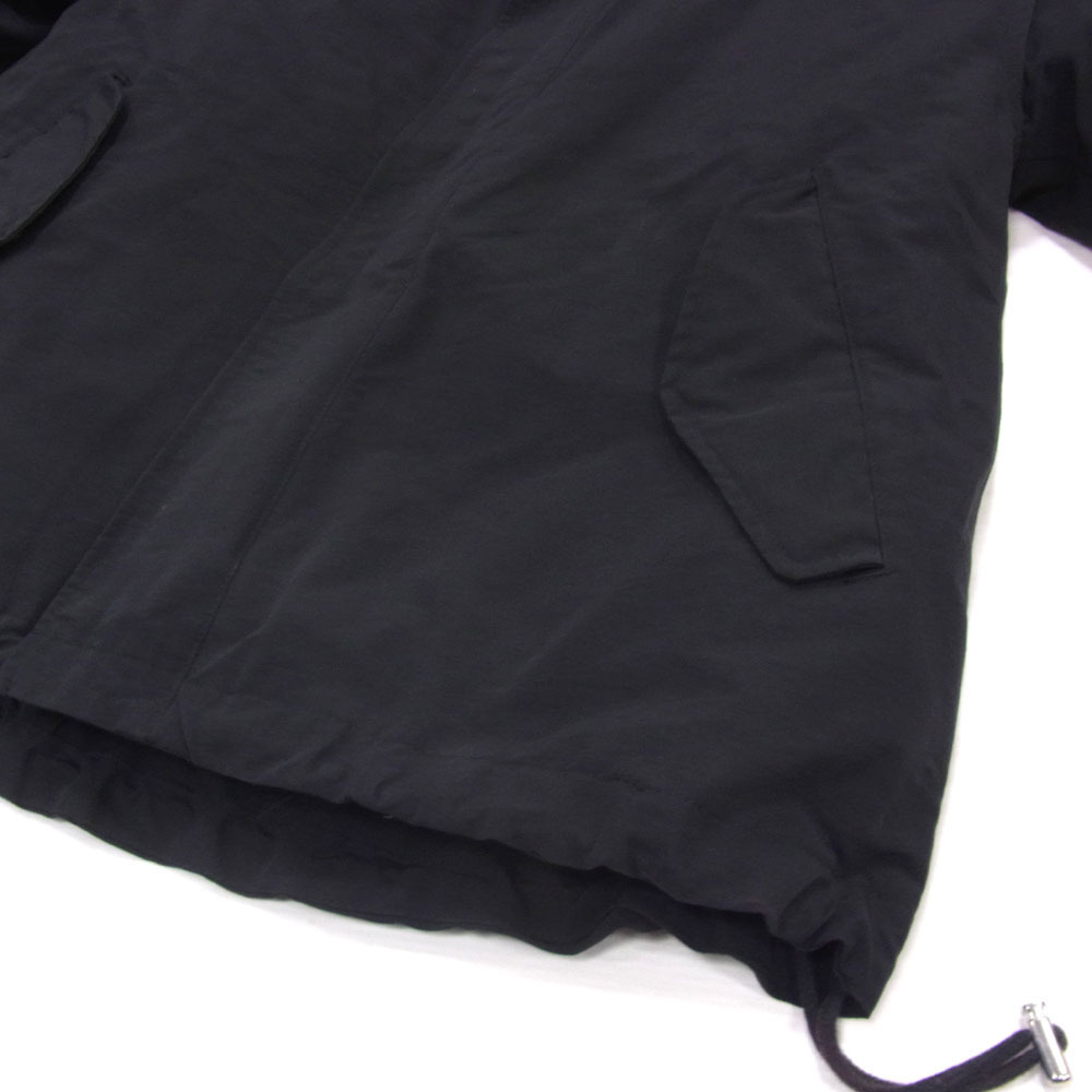 $ 美品 $ 3WAY♪■ MURUA ムルーア ■ 撥水ナイロン素材・ ミリタリー コート ジャケット ■ 黒 ブラック系 ■ ボア インナー付き ■ 秋 冬_画像6