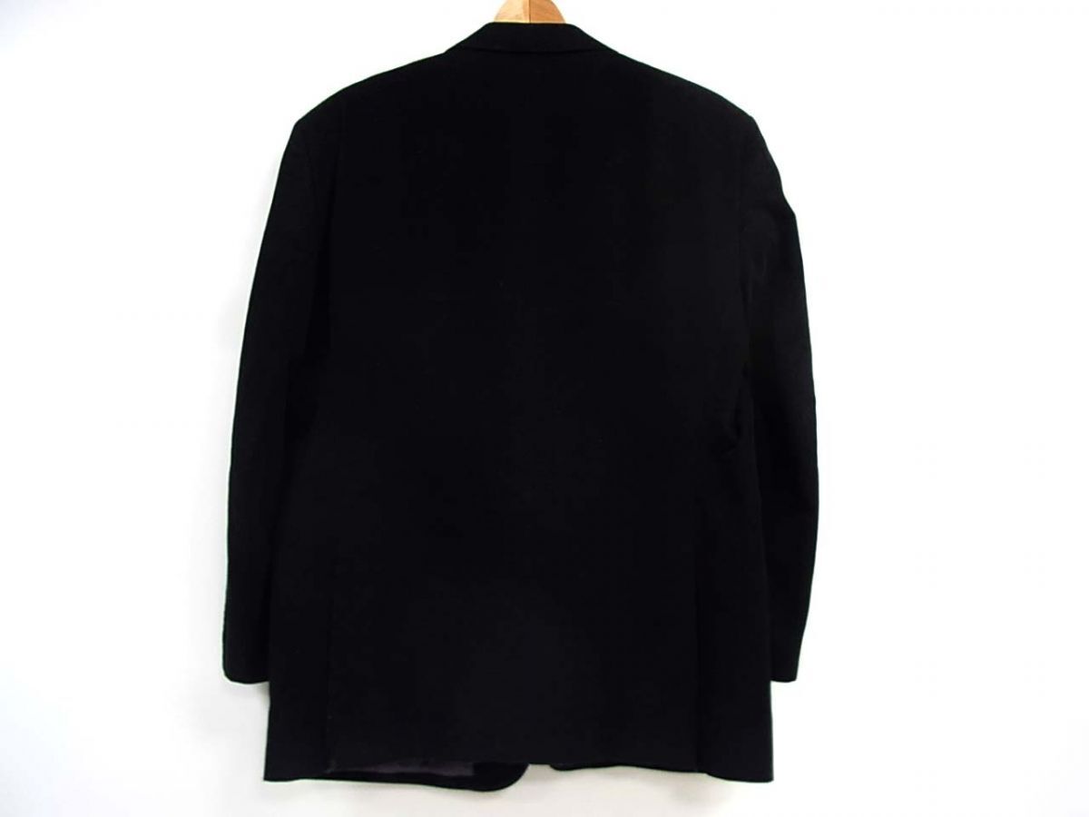$ 美品 $ 秋♪■　DAKS ダックス ■ ウール コーデュロイ素材 ■ テーラード ジャケット ■ メンズ L ■ 黒 ブラック■ 日本製 ■ 送料無料_画像2