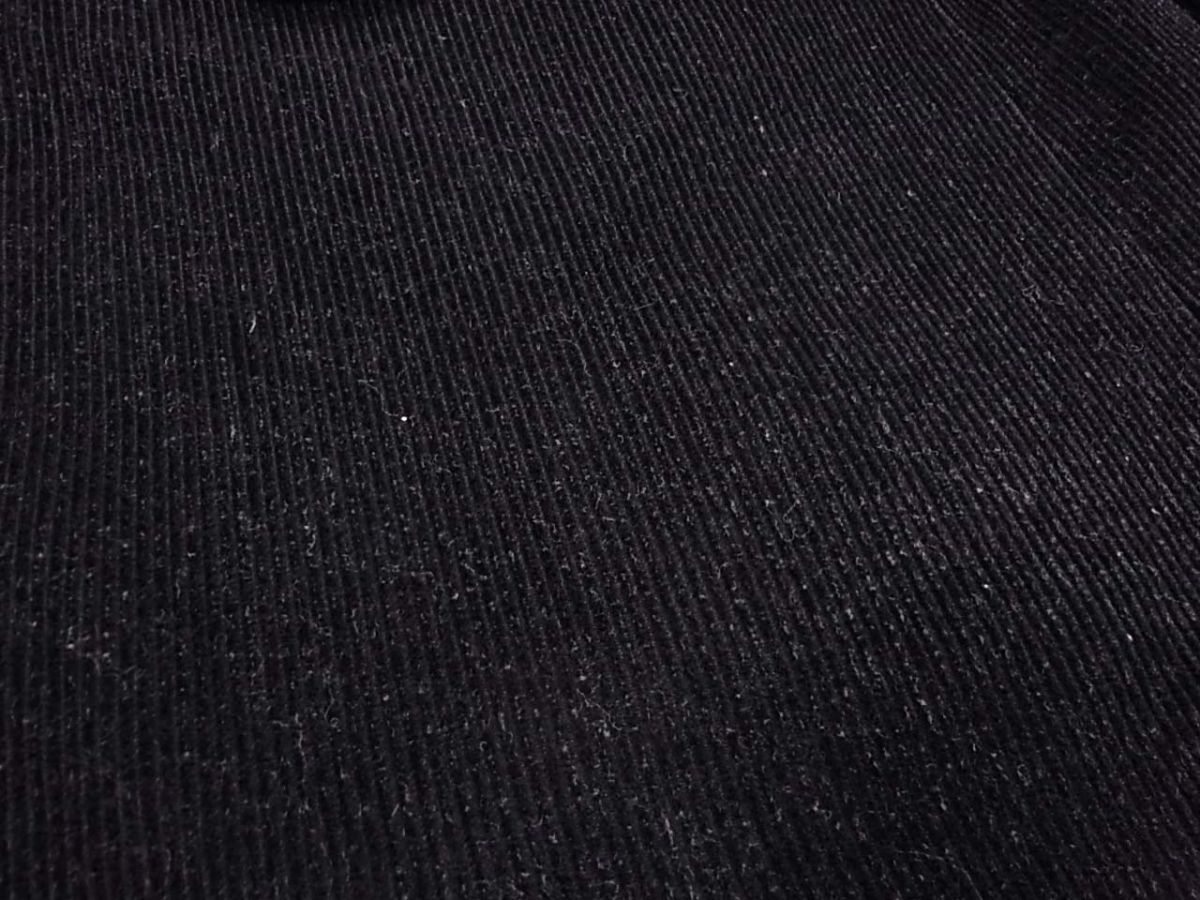 $ 美品 $ 秋♪■　DAKS ダックス ■ ウール コーデュロイ素材 ■ テーラード ジャケット ■ メンズ L ■ 黒 ブラック■ 日本製 ■ 送料無料_画像4