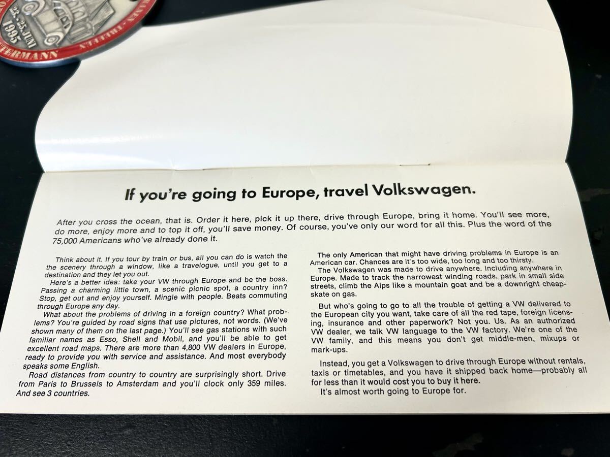 空冷 VW ビートル バス タイプ3 カルマンギア カタログ 英語 1967年 アメリカのパンフレット_画像2