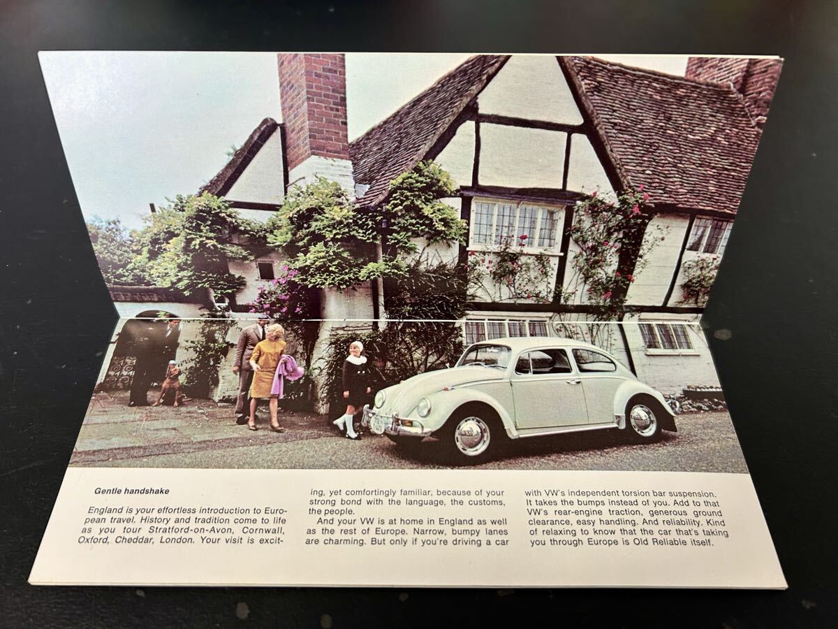 空冷 VW ビートル バス タイプ3 カルマンギア カタログ 英語 1967年 アメリカのパンフレット_画像3