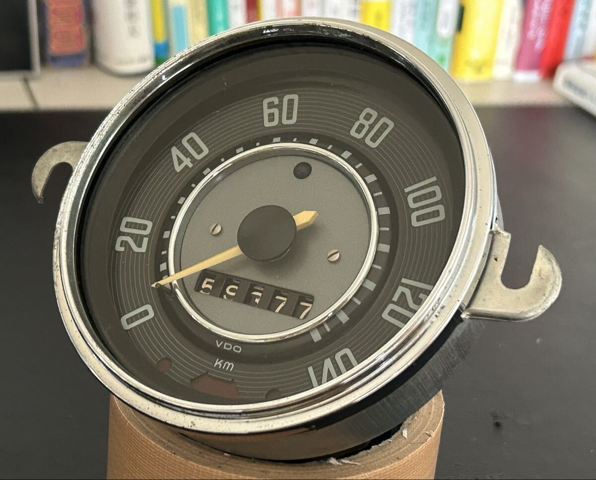 空冷 VW ビートル スピードメーター Km表示 3.61 61年モデル ユーズドコンディション_画像3