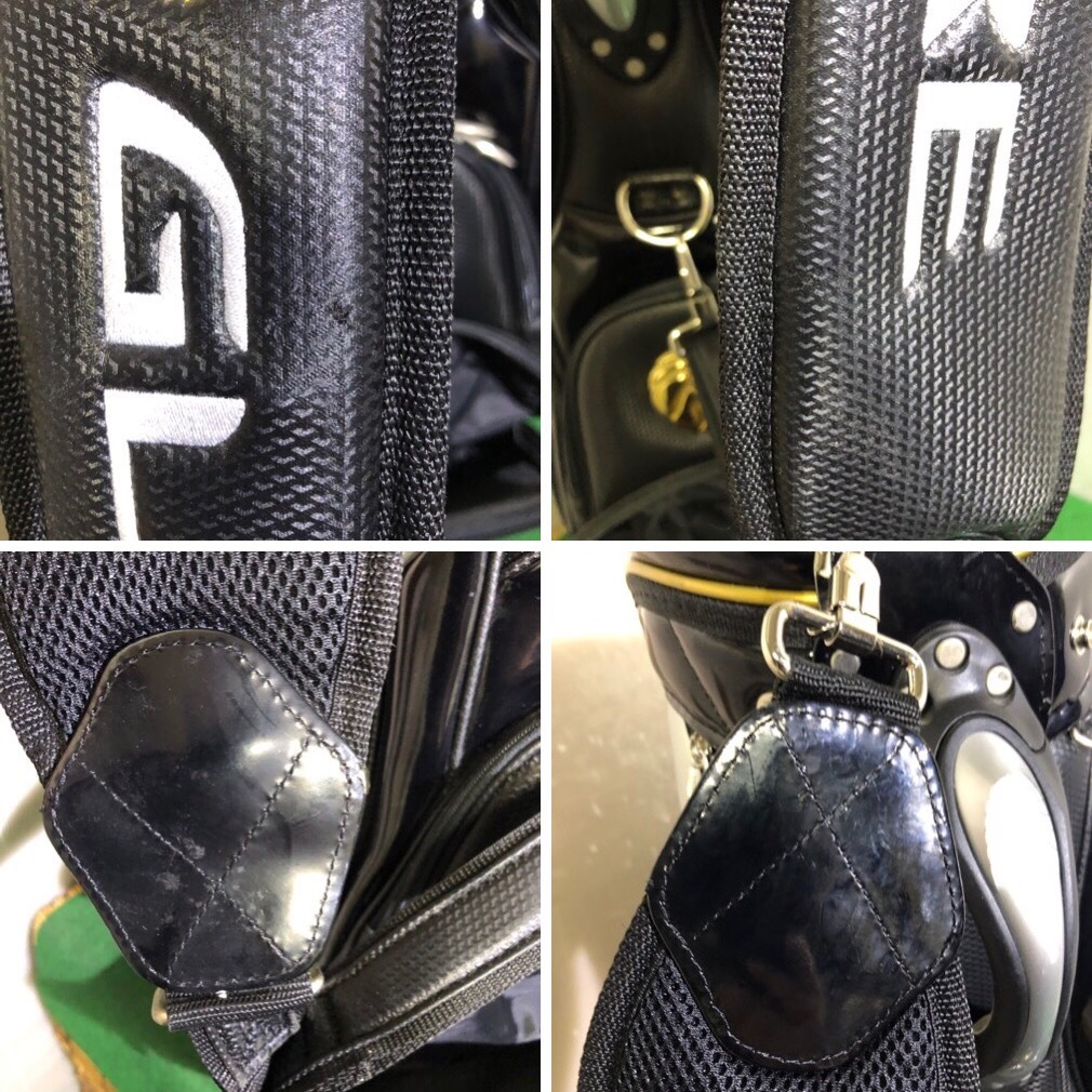 送料無料/おてがる配送☆中古品 TaylorMade GLOIRE テーラーメイド グローレ キャディバッグ［5301］※難アリ/フードなし_画像7