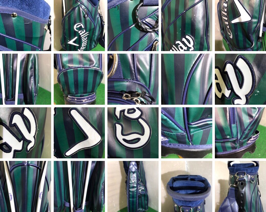 送料無料/おてがる配送☆ 中古品 Callaway キャロウェイ スタンド キャディバッグ［5319］※難/使用感アリ