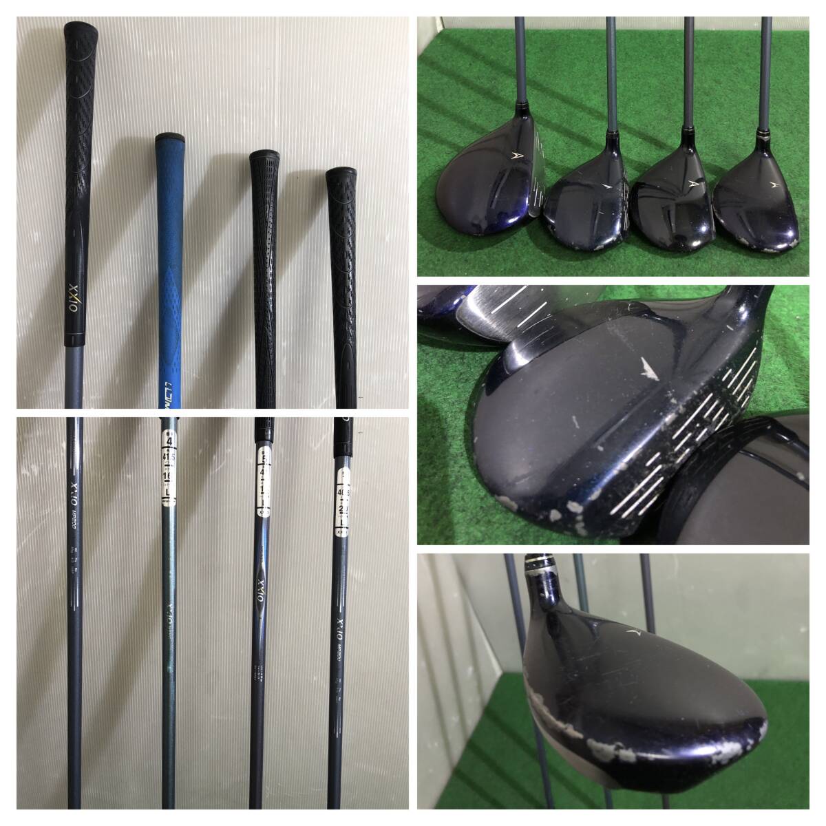  бесплатная доставка /.... рассылка * женский предназначенный * б/у Golf комплект клюшек *TaylorMade/XXIO TaylorMade / XXIO и т.п. ..10 шт. комплект (5328)