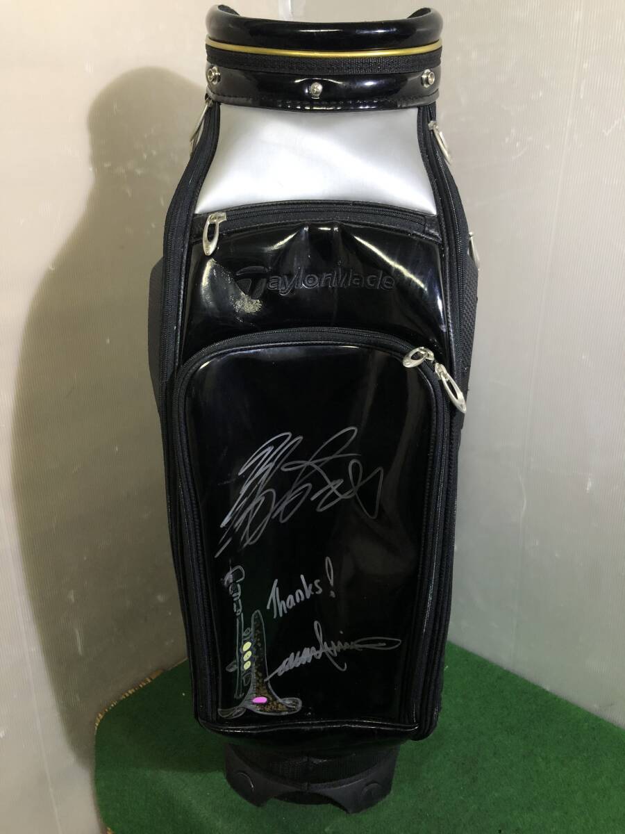 送料無料/おてがる配送☆中古品 TaylorMade GLOIRE テーラーメイド グローレ キャディバッグ［5301］※難アリ/フードなし_画像2