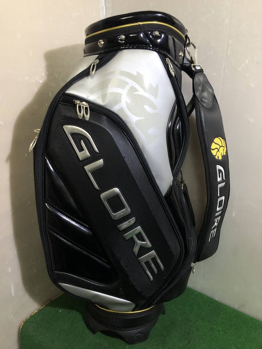 送料無料/おてがる配送☆中古品 TaylorMade GLOIRE テーラーメイド グローレ キャディバッグ［5301］※難アリ/フードなし_画像3