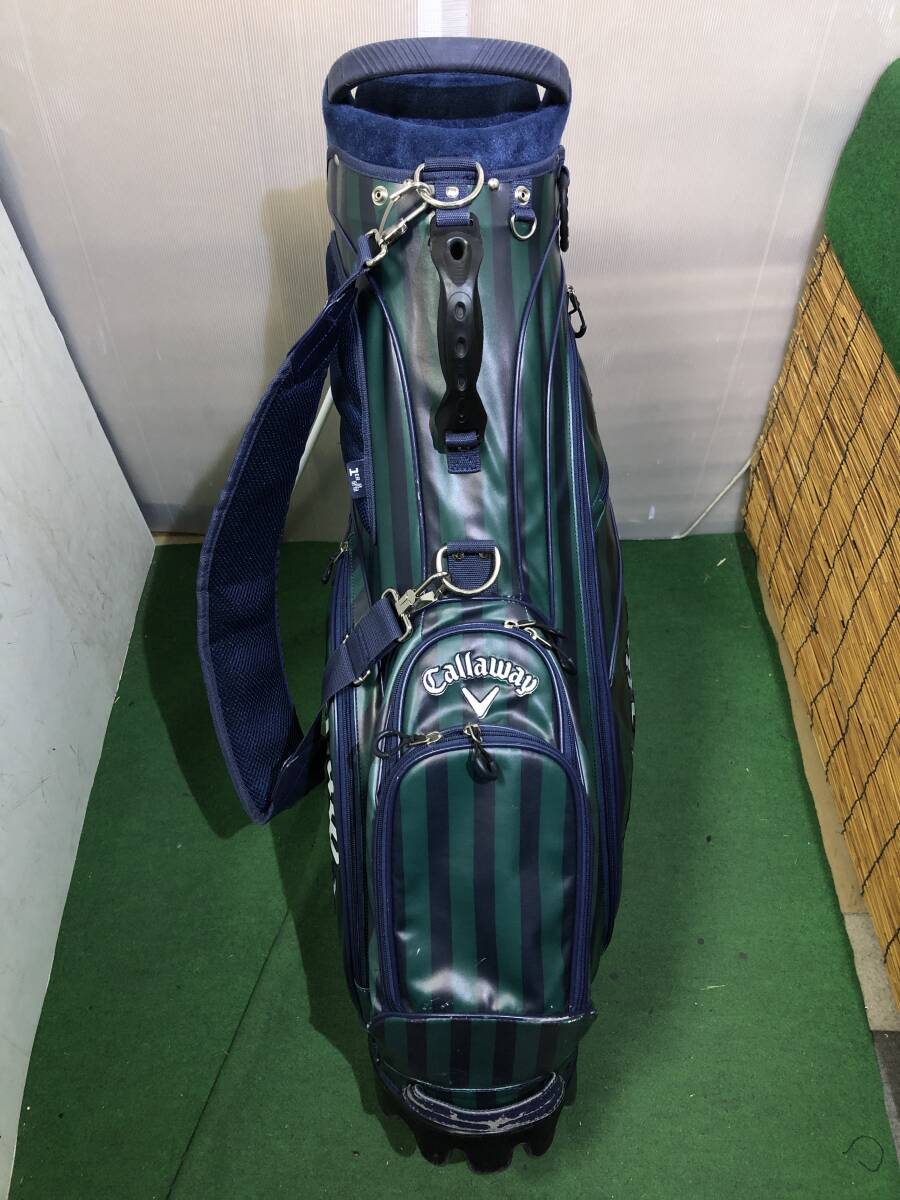 送料無料/おてがる配送☆ 中古品 Callaway キャロウェイ スタンド キャディバッグ［5319］※難/使用感アリ