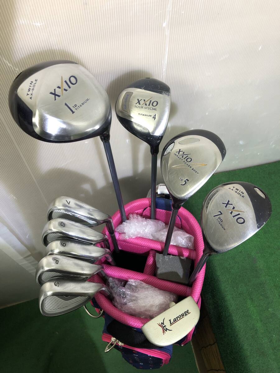 бесплатная доставка /.... рассылка * женский предназначенный * б/у Golf комплект клюшек *TaylorMade/XXIO TaylorMade / XXIO и т.п. ..10 шт. комплект (5328)