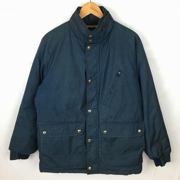 1 иен ~/ перевод специальная цена Paul Stuart/ paul (pole) Stuart защищающий от холода блузон с хлопком жакет пальто мужской L степень темно-синий / темно-синий труба NO.A12-7