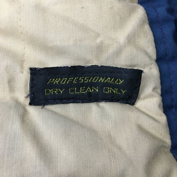 1 иен ~/ перевод специальная цена Paul Stuart/ paul (pole) Stuart защищающий от холода блузон с хлопком жакет пальто мужской L степень темно-синий / темно-синий труба NO.A12-7