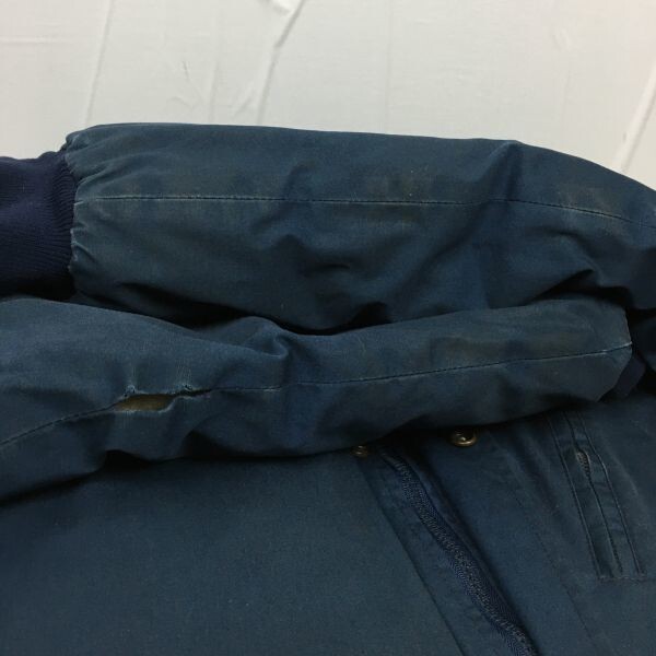 1 иен ~/ перевод специальная цена Paul Stuart/ paul (pole) Stuart защищающий от холода блузон с хлопком жакет пальто мужской L степень темно-синий / темно-синий труба NO.A12-7