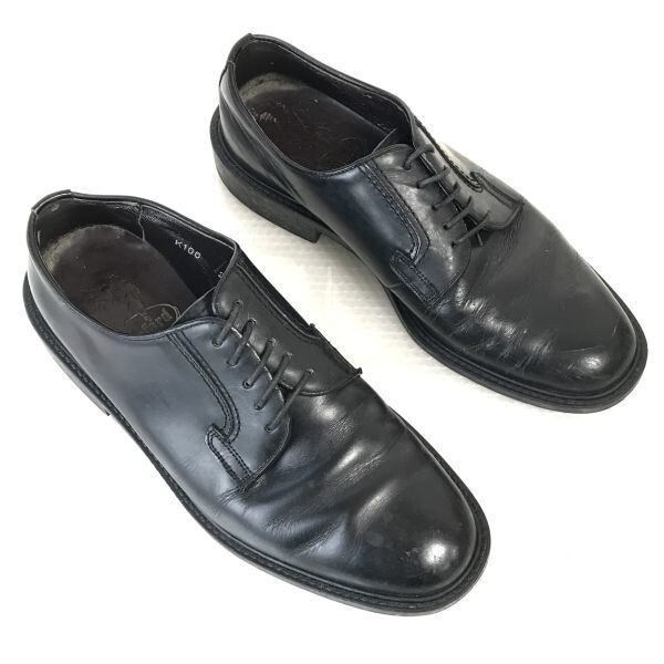 The Kenford/ケンフォード★本革/プレーントウ【24.5/黒/BLACK】ビジネス/dress shoes◆B-100_画像2