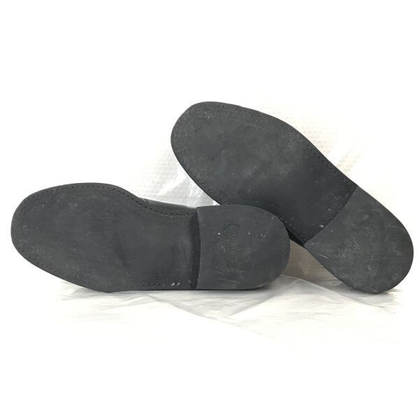 The Kenford/ケンフォード★本革/プレーントウ【24.5/黒/BLACK】ビジネス/dress shoes◆B-100_画像4