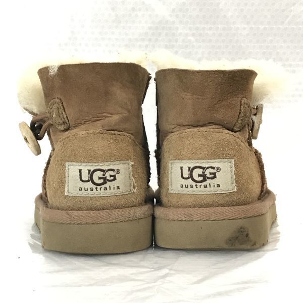  UGG /UGG* Kids / мутон ботинки [7/150/ чай /BROWN]Shoes/boots*Q-386