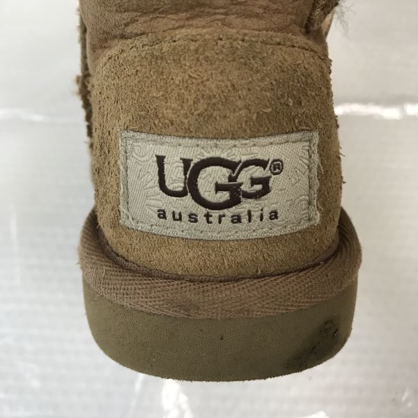  UGG /UGG* Kids / мутон ботинки [7/150/ чай /BROWN]Shoes/boots*Q-386