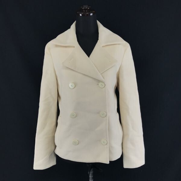  сделано в Японии * Body Dressing Deluxe * короткий бушлат [7/ женский S/ "теплый" белый ]BODY DRESSING DELUXE*BF889